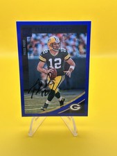 2018 Panini Donruss - Aaron Rodgers #103 Press Proof Blue In Card Auto Packers