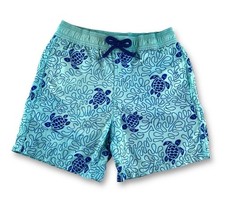 Vilebrequin Boys Turtles Splash Swim Shorts Flocked Logo Regular Fit 10ANS 140cm