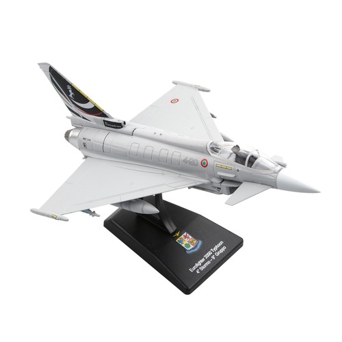 1:100 Scale Eurofighter Typhoon Fighter Diecast 16cm Metal Alloy Desktop Decor - Picture 5 of 10
