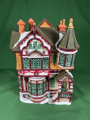 2001 Lemax Caddington Village Porcelain Lighted House W/Box 15551