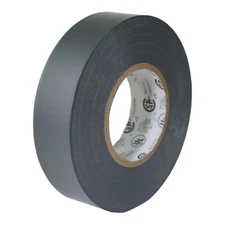TapesSupply 100  ROLLS GRAY ELECTRICAL TAPE 3/4" X 66 FT