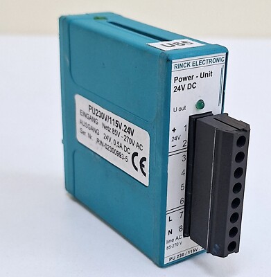 Rinck Electronic PU230V/115V.24V Power Unit 24V DC (Lot of 2 pcs)