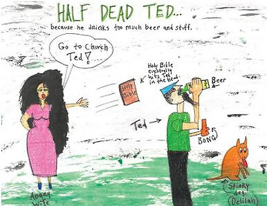 Halbtod Ted: Weil er zu viel Bier und so trinkt von Clyde Taylor - Ne...