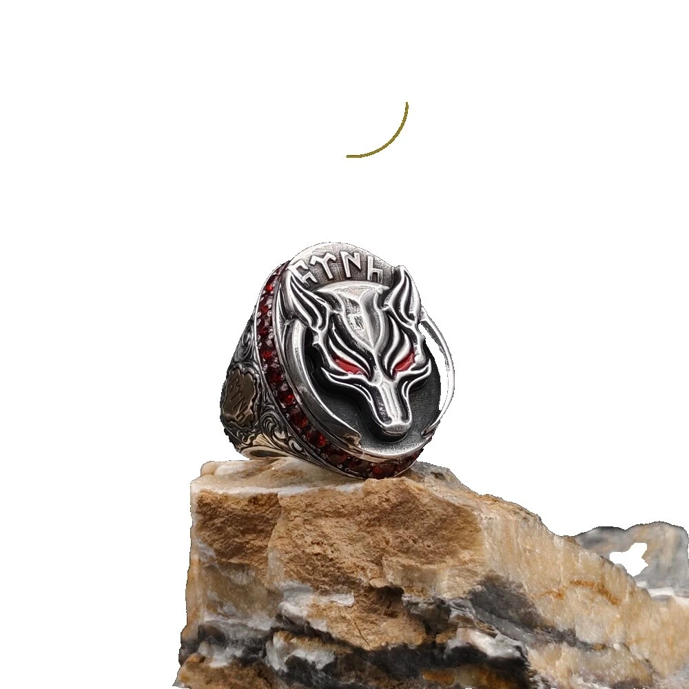 Animales e insectos anillos de piedra para hombres