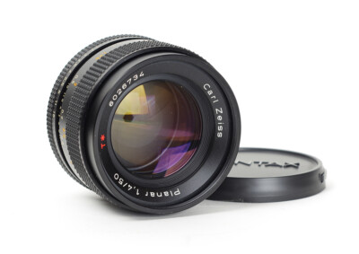 超美品 CONTAX Carl Zeiss Planar 50 1.4 B379 Carl Zeiss Red T Planar 1.4/50mm f/1.4 50mm for Contax