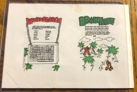 Vintage Donkey Kong Junior Puzzles - RARE - First Edition - Cereal Box Item -&nbsp;