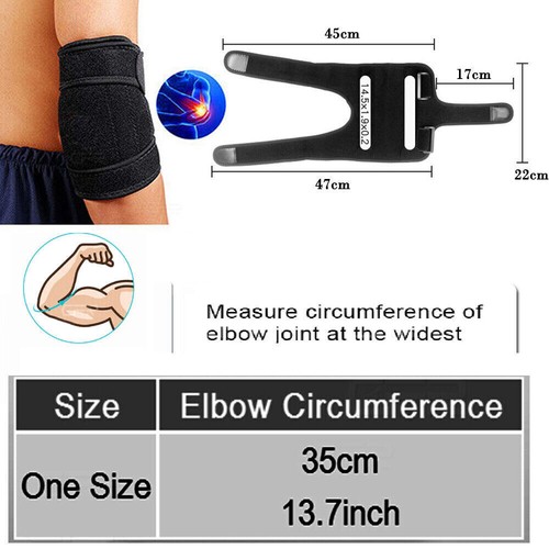 Armbandage Ellenbogenbandage Tennisarm Stütze SportBandage Fitness Epicondylitis - Bild 2 von 12