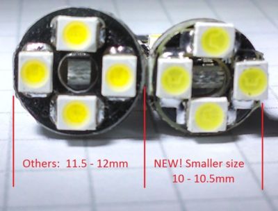 T10 194 927 8 1210 SMD LED Car Side Wedge Light CANBUS Signal Lamp Bulb Decode