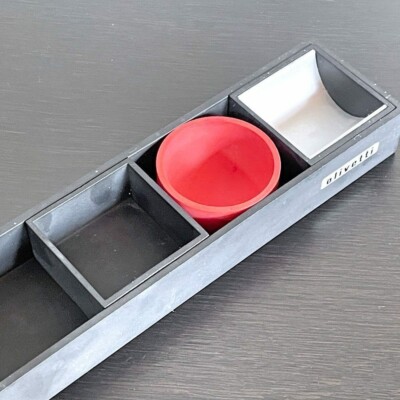 Olivetti Desk set Designed By Bruno Munari Stationery Case Rare 