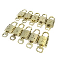Louis Vuitton Padlock  Key Bag Accessories Charm 10 Piece Set Gold 71759