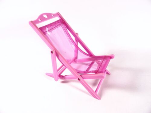 Möbel für Barbie Steffi o. ä. Modepuppe Liegestuhl klappbar wie abgebild (14305) - Bild 1 von 5