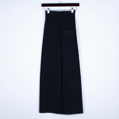 Fitlee E-motionwear Black Wide Leg Leggings Women's Sz S