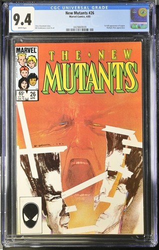 New Mutants #26 CGC 9.4 (1985) 1st Apppearance of Legion | Marvel Comics
