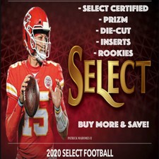 2020 Panini Select Football - Parallels/Inserts/Die-Cuts/Prizm - You Pick!