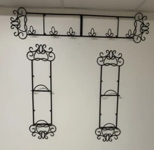 Home and Garden Party Plate Holder Decor Lot of 3