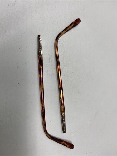 ANNE KLEIN K 1028 135mm ITALY TORTOISE TEMPLE ARM PARTS /913