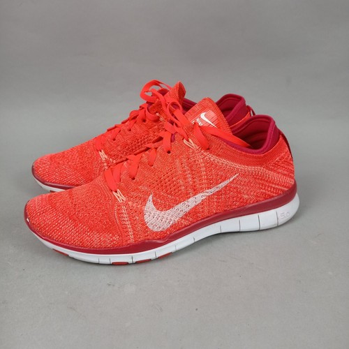Nike Free 5.0 Fly Knit Turnschuhe Damengröße 4 orange Laufschuhe Fitnessstudio Gehen - Bild 3 von 12