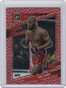 2022 Donruss Optic UFC Jon Jones Photon Prizm SSP CASE HIT No. 65