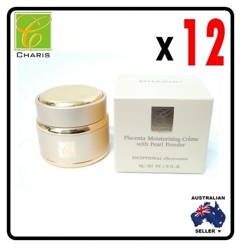 Charis Placenta & Pearl Moisturising Cream 50g Anti-aging Made in Australia - Picture 4 of 4