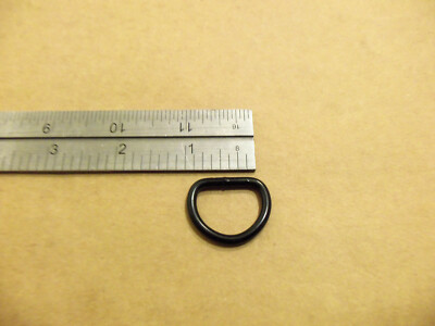 3/4'' Black Welded D Rings (Pack Of 25) 