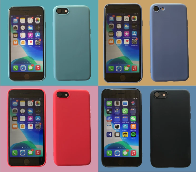 Custodia Cellulare Protettiva IN Silicone per Apple IPHONE Modelli - Immagine 2 di 4