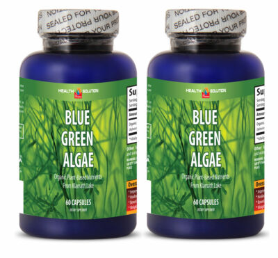 dietary supplement - BLUE GREEN ALGAE 500MG - energy pills 2 Bottle 120 Capsules