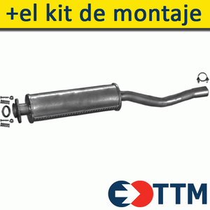 AUDI 80 1.3 1.6 1.6 D 1.8 54//60//75//90cV 1980-1987 Silencieux Avant