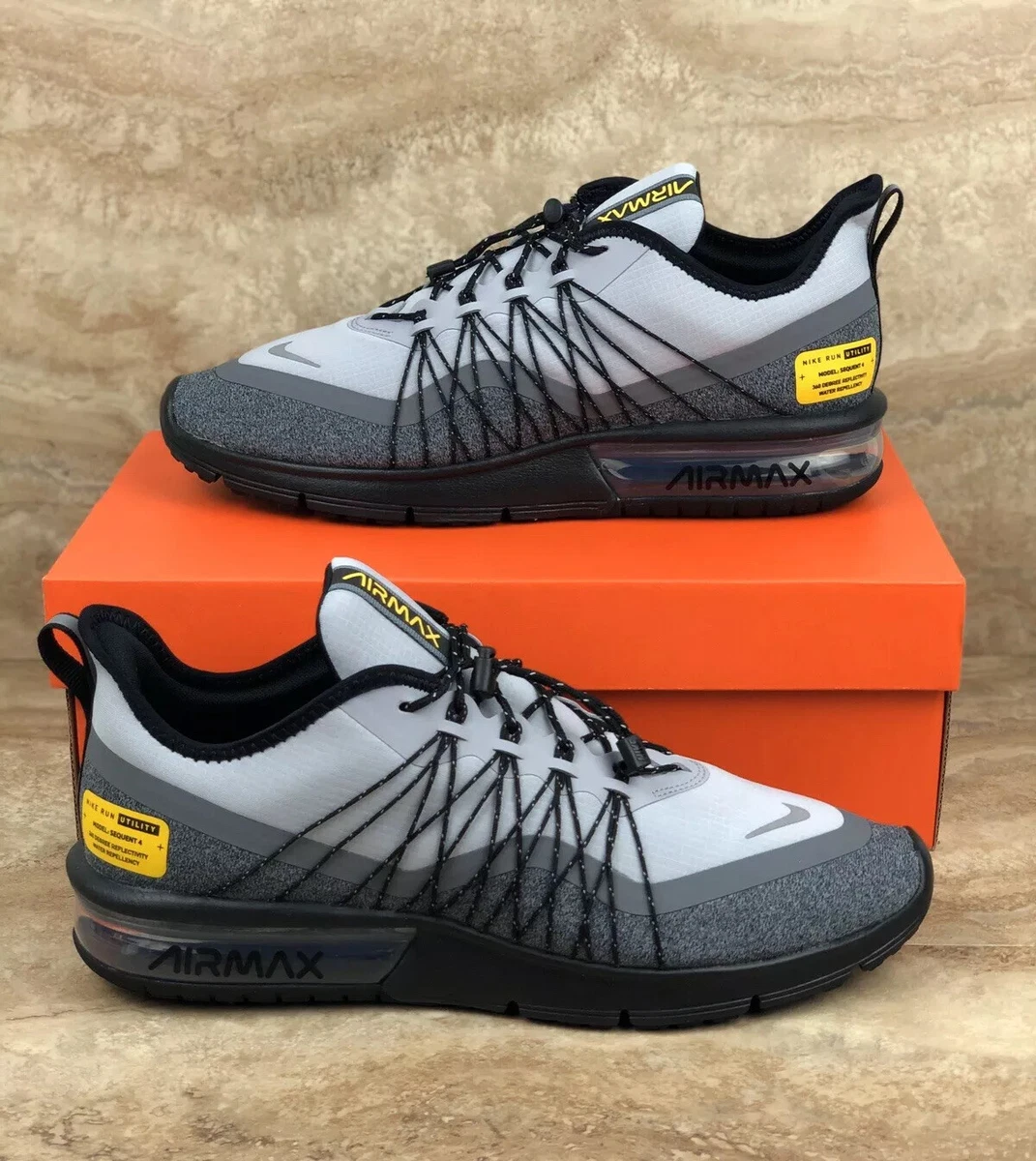 speelplaats fout terrorisme Nike Air Max Sequent 4 Utility Mens Running Shoes Wolf Grey Sport Water Repeal | eBay speelplaats fout terrorisme Nike Air Max Sequent 4 Utility Mens Running Shoes Wolf Grey Sport Water Repeal | eBay
