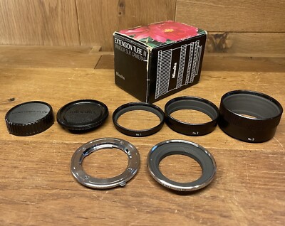 *Mint in Box* Minolta Extension Tube II Set for MC Rokkor