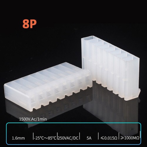 CH 3.96mm Plug Socket CrimpsConnector Straight/Curvd 2P 3P 4P 5P 6P 7P 8P 10P - Picture 31 of 32