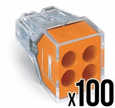 WAGO 773-104 Connectors Junction Box Electrical Reusable Wire Lever x100