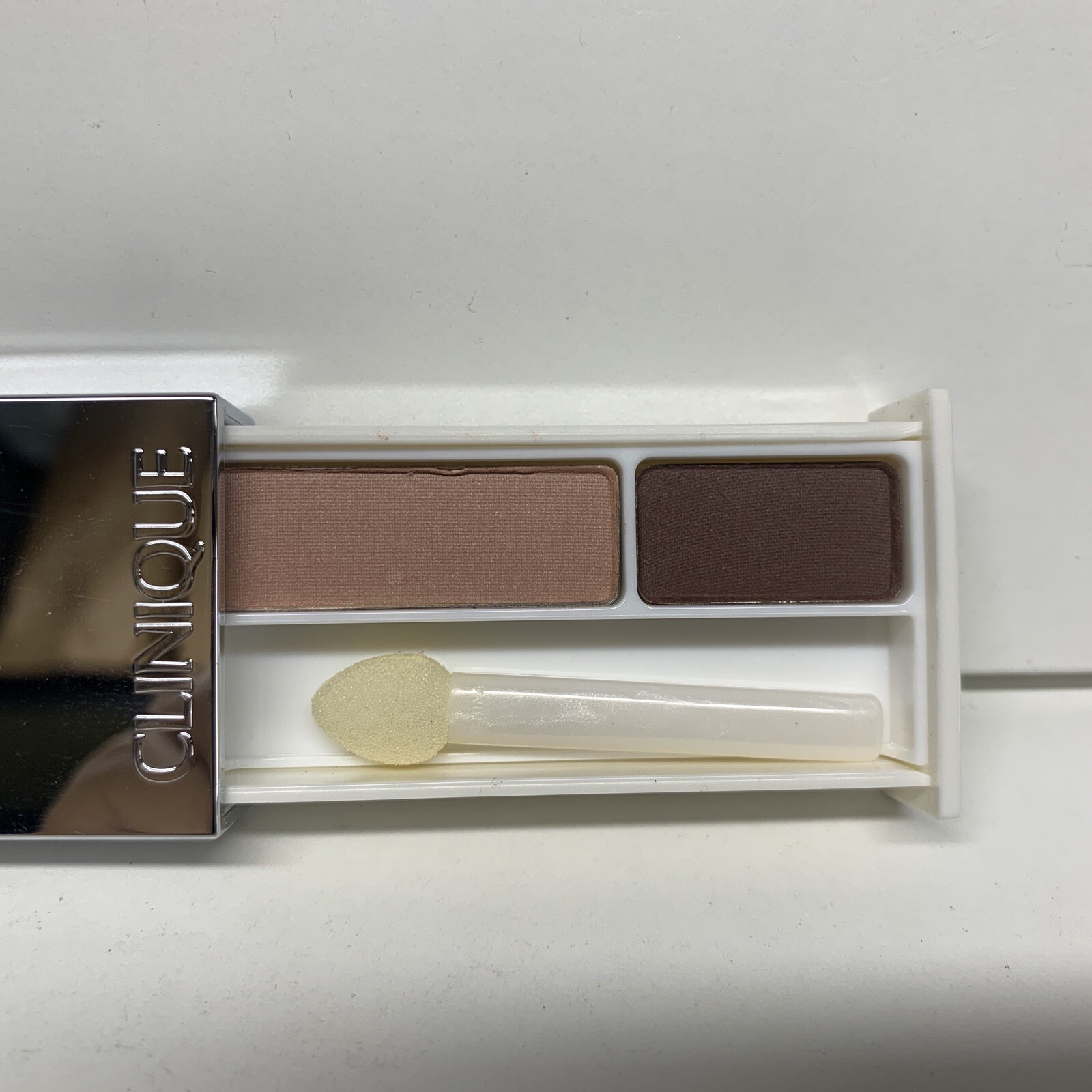 2 CLINIQUE ALL ABOUT SHADOW DUO 16 DAY INTO DATE 0.04 OZ/1.3 G