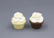 American Girl 2 Chocolate Cupcake Grace French Bakery Pastry Cart  for 18'' doll