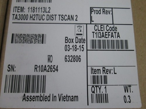 ADTRAN 1181113L2 TA 3000 H2TUC DIST TSCAN2 - Picture 2 of 3
