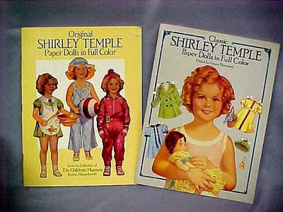 shirley temple paper dolls in full color