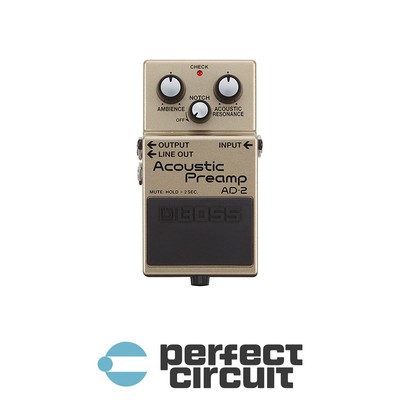 Boss AD-2 Acoustic Preamp EFFECTS - NEW - PERFECT CIRCUIT