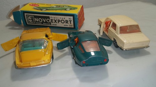 OLD 70's 1/43 RUSSIAN POLITOYS AUTOBIANCHI PRIMULA COUPE PLASTIC TOY CAR USSR - Picture 8 of 12