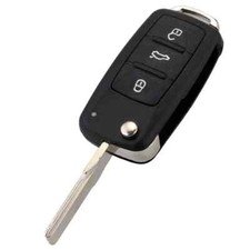 clé coque télécommande 3 touches vw volkswagen golf 5 6 passat b7 cc polo 6r-
