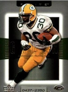 2003 Upper Deck Finite Football Insert Ahman Green RC #’d 1906/2350!! Nebraska