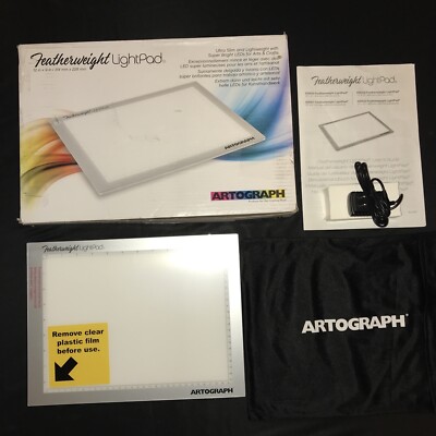 Artograph Featherlight 12  X 9   Lightweight LED Lightbox Tracing Pad Drafting