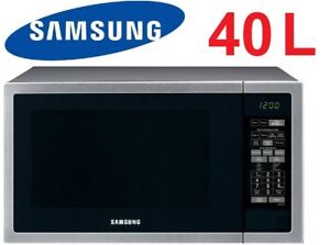 Samsung 40l 1000w Stainless Steel Microwave Oven Ceramic Interior Image Is Loading Samsung 40l 1000w Stainless Steel Microwave Oven Ceramic
