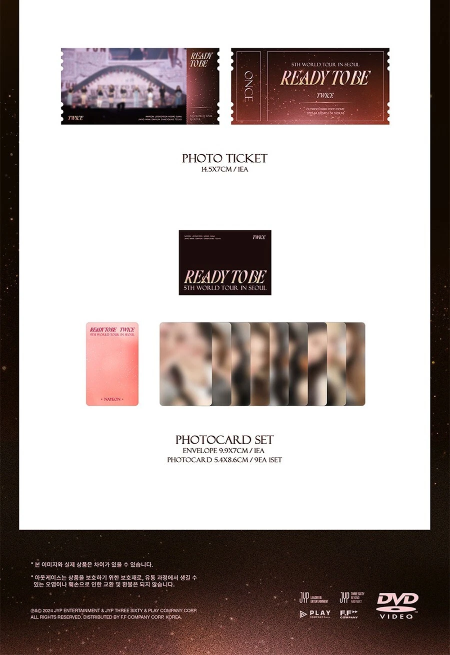 TWICE READY TO BE IN SEOUL DVD 未開封 TWICE - READY TO BE [5th World Tour in Seoul - DVD] - K PLACE