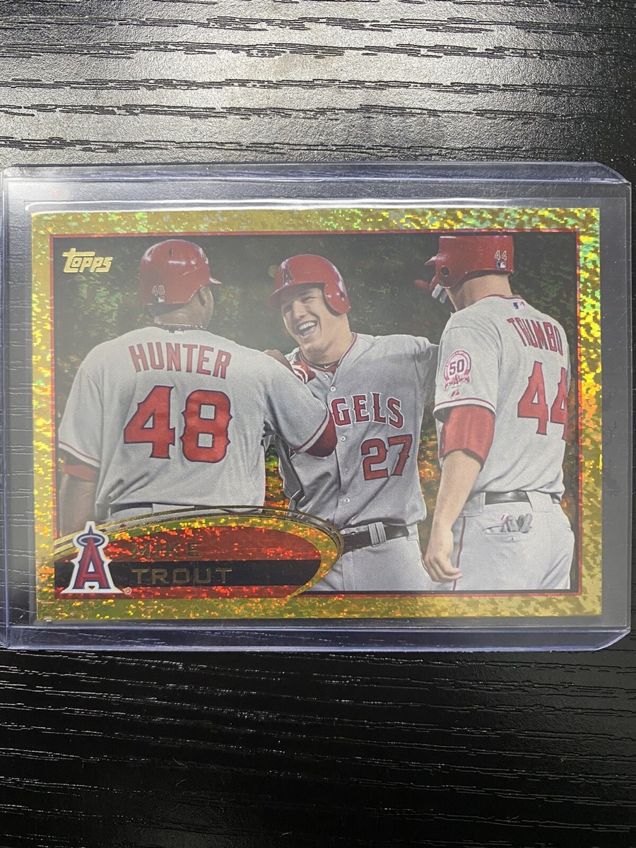 mike trout rookie card #446 Rare Gold Version mike trout rookie card #446 Rare Gold Version