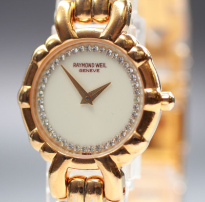 Raymond Weil Geneve Diamond Bezel Quartz Ladies Watch Ref.3747 Swiss