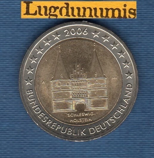 Pièce 2 Euro Commémorative 2006 – Munich Allemagne (D), Tirage Original