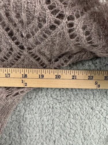 LOFT Ann Taylor Mohair Blend Deep V-Neck Sweater / Cover Size M Very Good - Picture 12 of 14