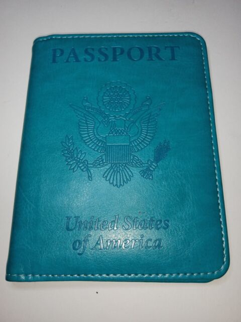 Leather RFID Passport Wallet Holder