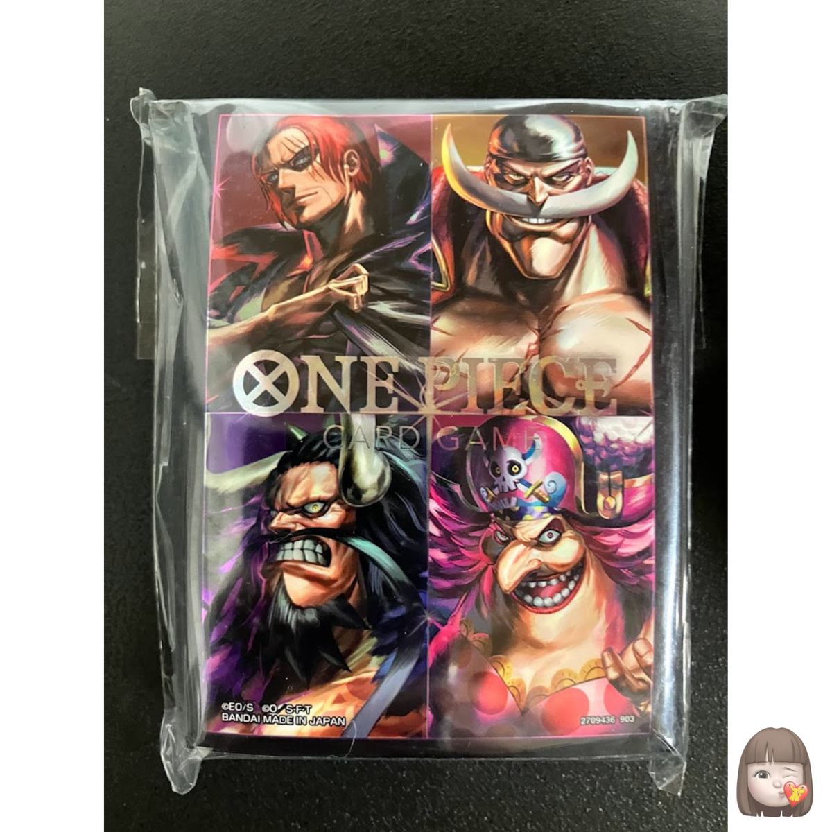 Former Four Emperors 70 Sleeves Japanese One Piece Card Game