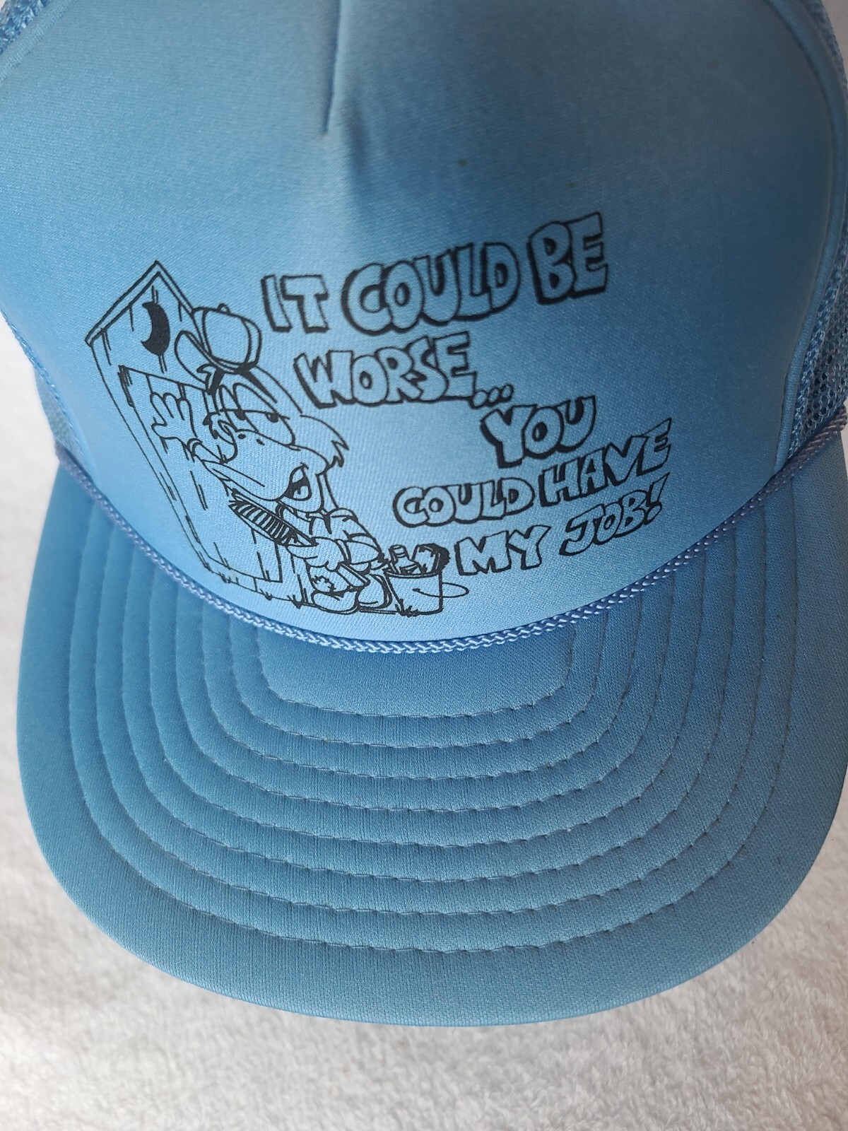 Vintage Nissin Snapback Cap with Funny Phrase One Size Fits All