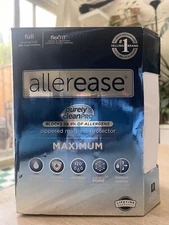AllerEase Maximum Mattress Protector, FULL  Size Polyester Zippered Waterproof